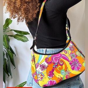 Beach Palm Black and Gray Bag